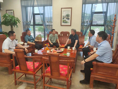 上海ag真人平台官方集团总经理张世洪一行赴山西企业走访座谈(图4)