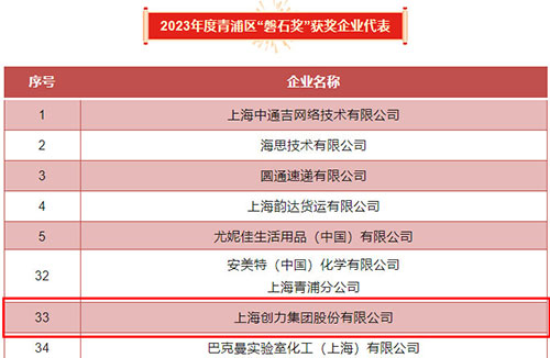 喜报！上海ag真人平台官方集团荣获2023年度青浦区百强优秀企业等三项大奖(图5)